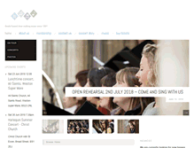 Tablet Screenshot of harlequinsingers.co.uk